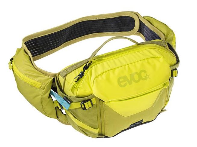 EVOC HIP PACK PRO 3L + 1.5L BLADDER SULPHUR/MOSS G