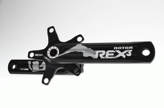 CRANKSET REX 3.2 MTB BCD110/60 172.5mm XC2 BLK