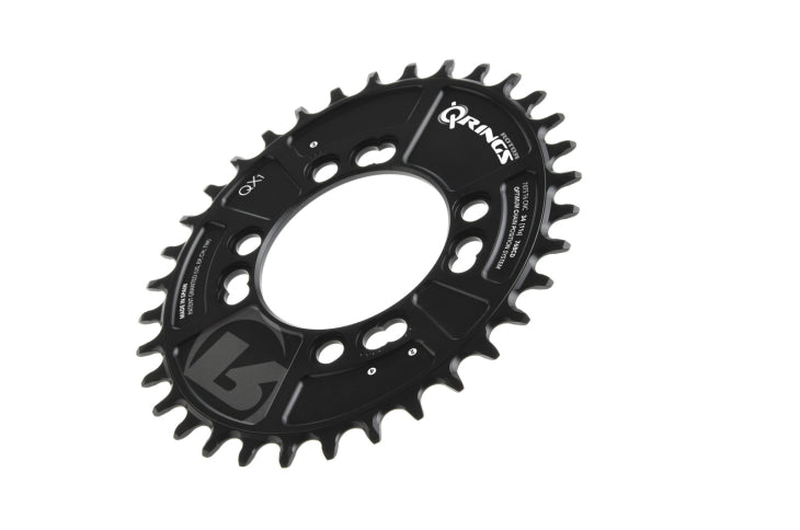 Q RING 36T MTB QX1 BCD76 BLACK